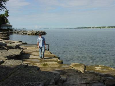 Granma and Granpa 2003 At the River 011